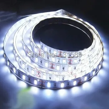 

12v Non-Waterproof 300-SMD 5630 Flexible LED Ribbon Light Cold whiteLED Strip with adhesive back tape 100 meters/lot