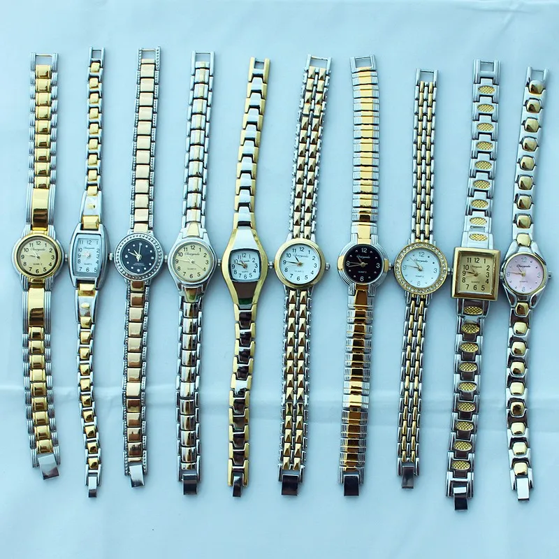 10pcs Mixed Bulk Lot Luxury Brand Lady Watches Women Wristwatches Magic Women Bracelet Watch Ladies Wrist Watch Female JBT1 gold bangle watches for ladies