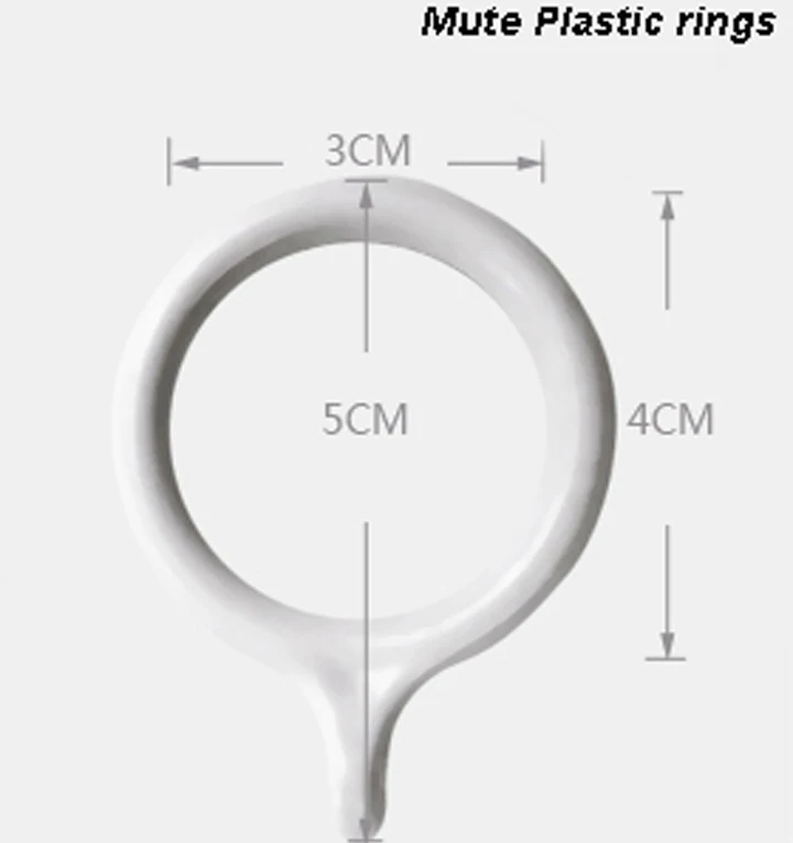 White plastic ring