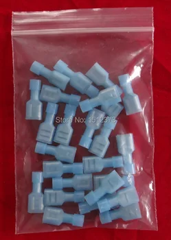 

25piece/bag Double Crimp Nylon Full-insulating Female terminl 16-14AWG(1.5-2.5 square meter) FDFNY2-250 blue color