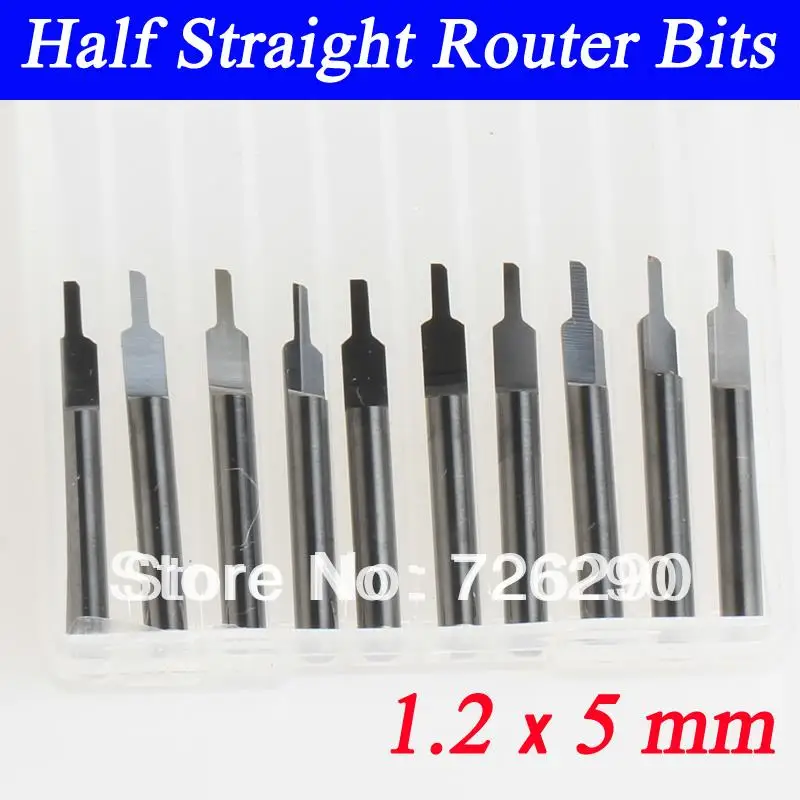 

10pcs 3.175*1.2*5mm Straight Cutter,Carbide Cutting Tools,Engraving Bits,CNC Router Bits,Tool Bit on PVC,Wood,Machine