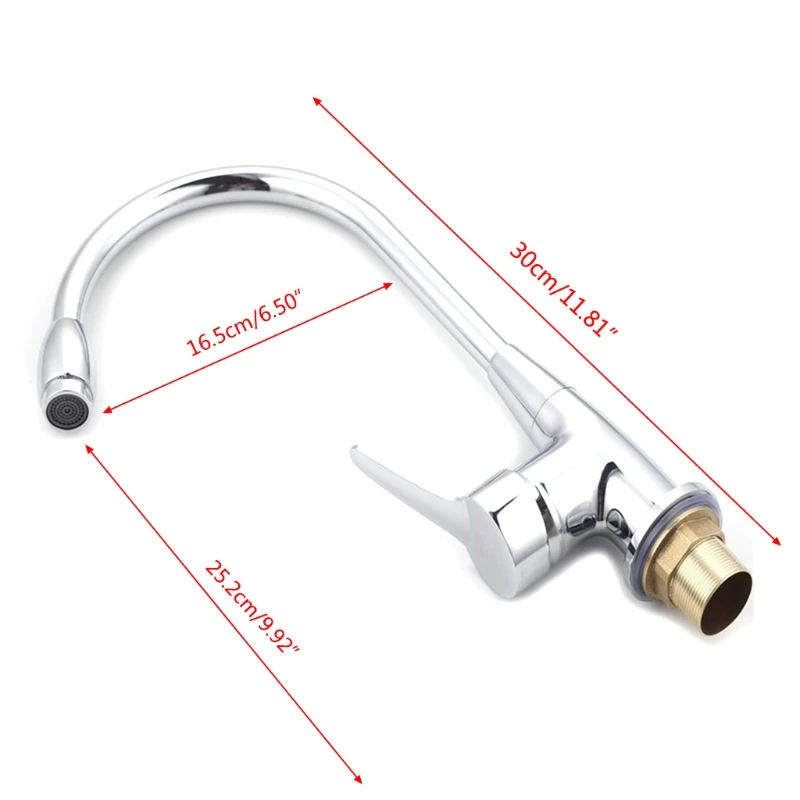 Billige Chrom 360 Grad Swivel Legierung Küche Mischer Kalten Heißen Becken Waschbecken Tap Wasserhahn qiang