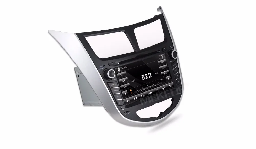 Оптовая продажа! Windows ce6.0 автомобиля радио аудиоплеер для Hyundai Solaris Verna Опора GPS навигация HD 1080 P USB Данные беспроводного обмена FM