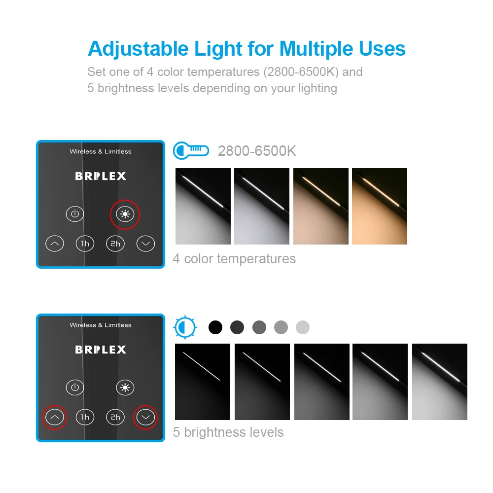  Desk Lamp LED Table Light Wireless Charger for Phone Study Working Reading Office Dimmable 4 Lighti - 32880516538