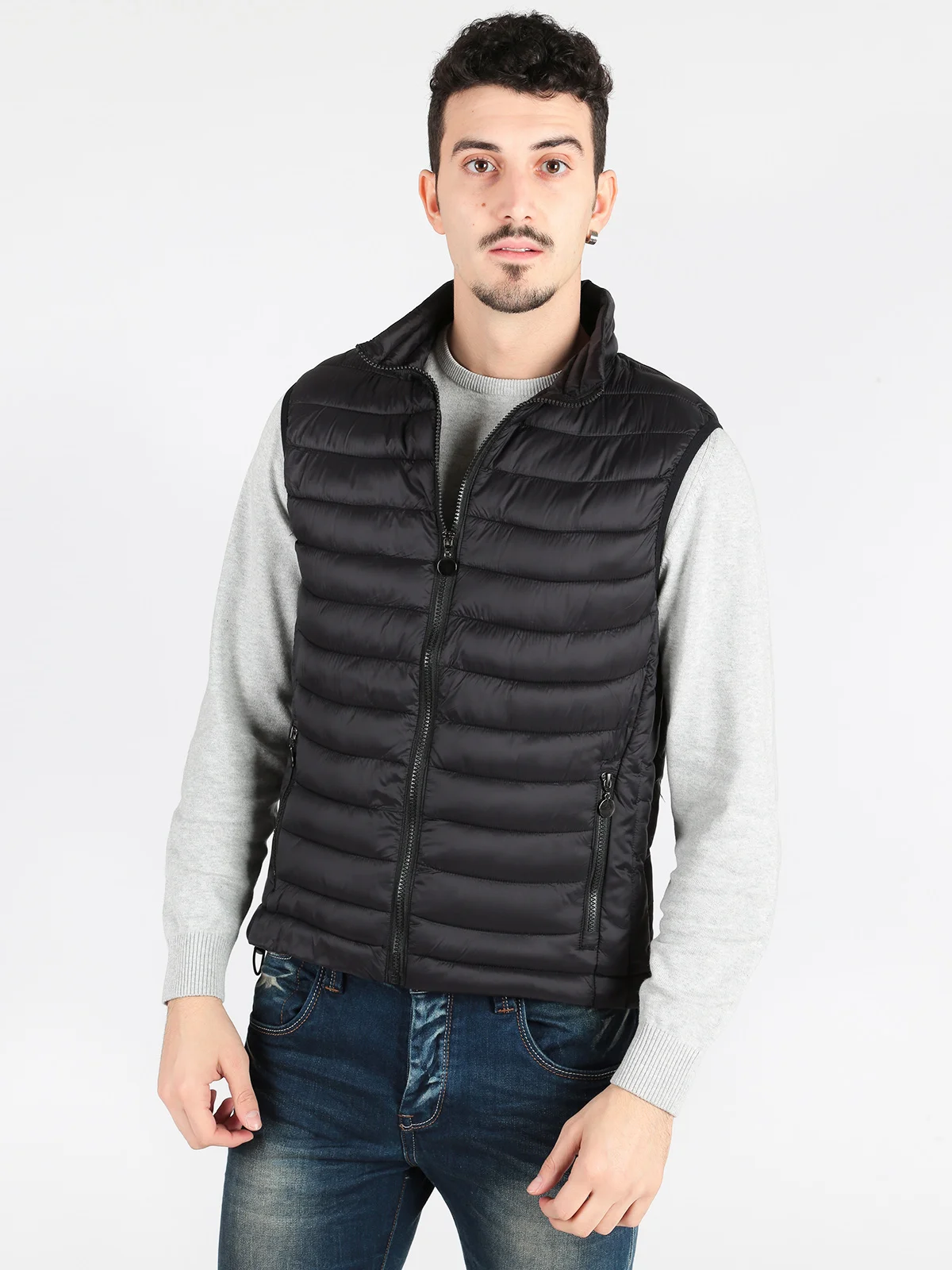 Padded vest quilted Blackin Vests & Waistcoats from Men's Clothing on