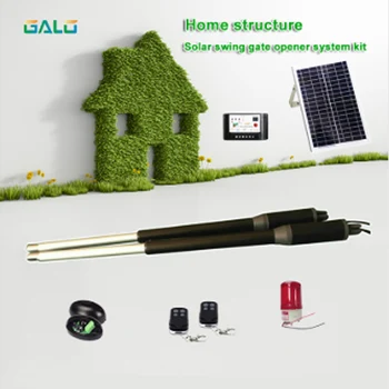 

PKM-C05 New Energy Saving Solar Powered Swing Gate Opener Operator kit DC24V