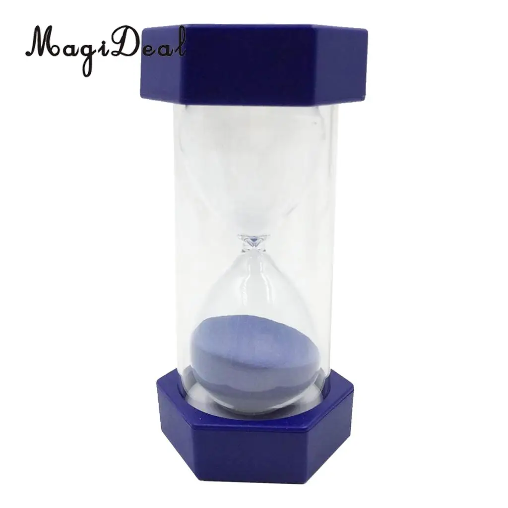 MagiDeal Clear Sand Hour Glass Sand 1/2/3/5/15 Minutes Timer Hourglass Multi Use foe Kitchen Cooking Brush Teeth Kids Toy