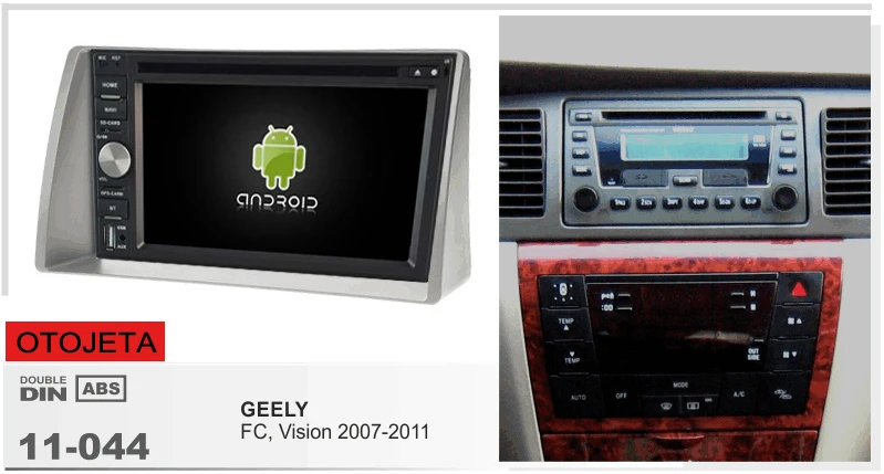 

Frame+android 6.0 car dvd player for geely fc vision 2007-2011 1080P BT video multimedia touch screen tape recorder headunits
