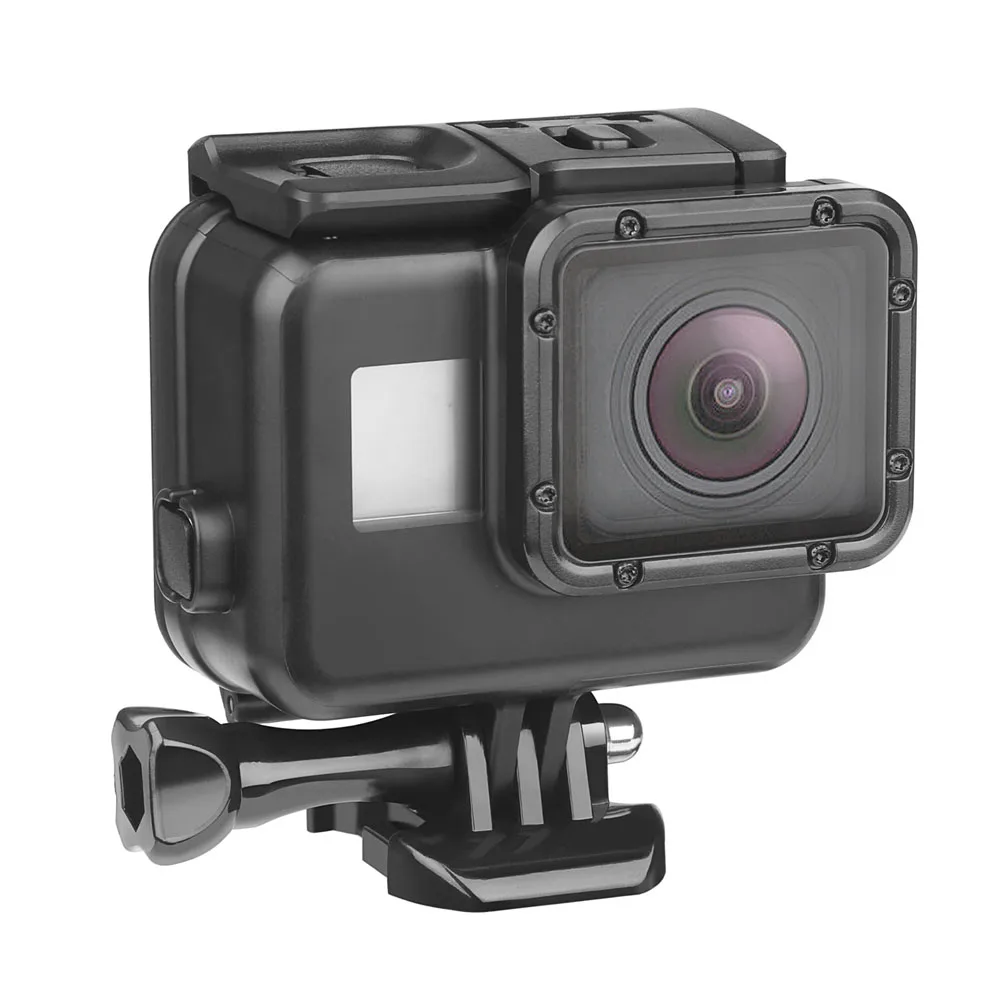 Водонепроницаемый чехол для экшн-камеры Gopro Hero 7 6 5, 45 м, черный, для подводной съемки, Go Pro 5, защитный чехол, крепление для GoPro, аксессуары - Цвет: for Hero 7 6 5 Black