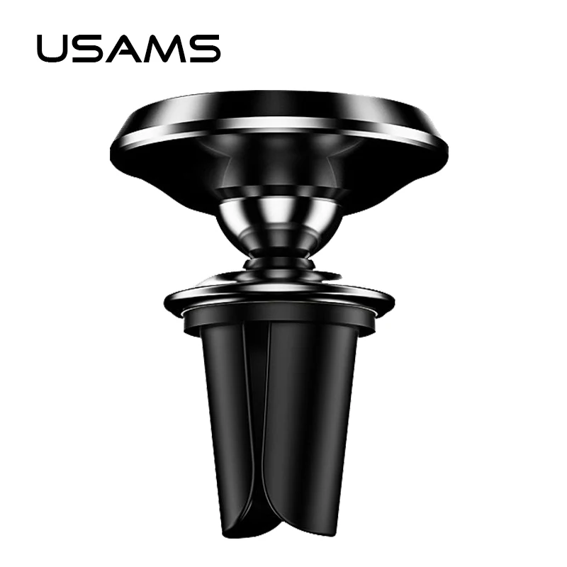 

USAMS Universal Magnetic Car Phone Holder 360 degree Metal Magnet Car Holder for iPhone Samsung Smart Phone
