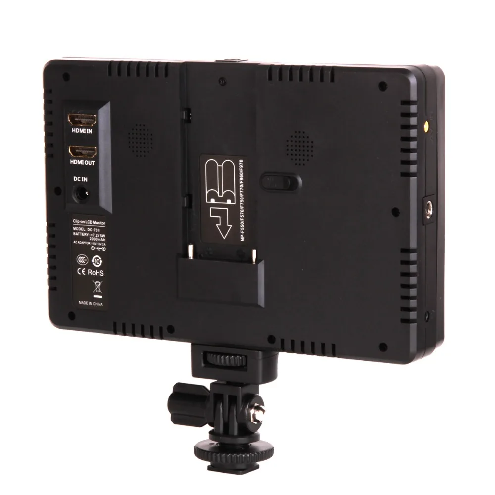  VILTROX TFT 1024*600 HDMI in/out 7'' inch LCD Monitor for Canon Nikon Sony Panasonic DSLR Cameras V
