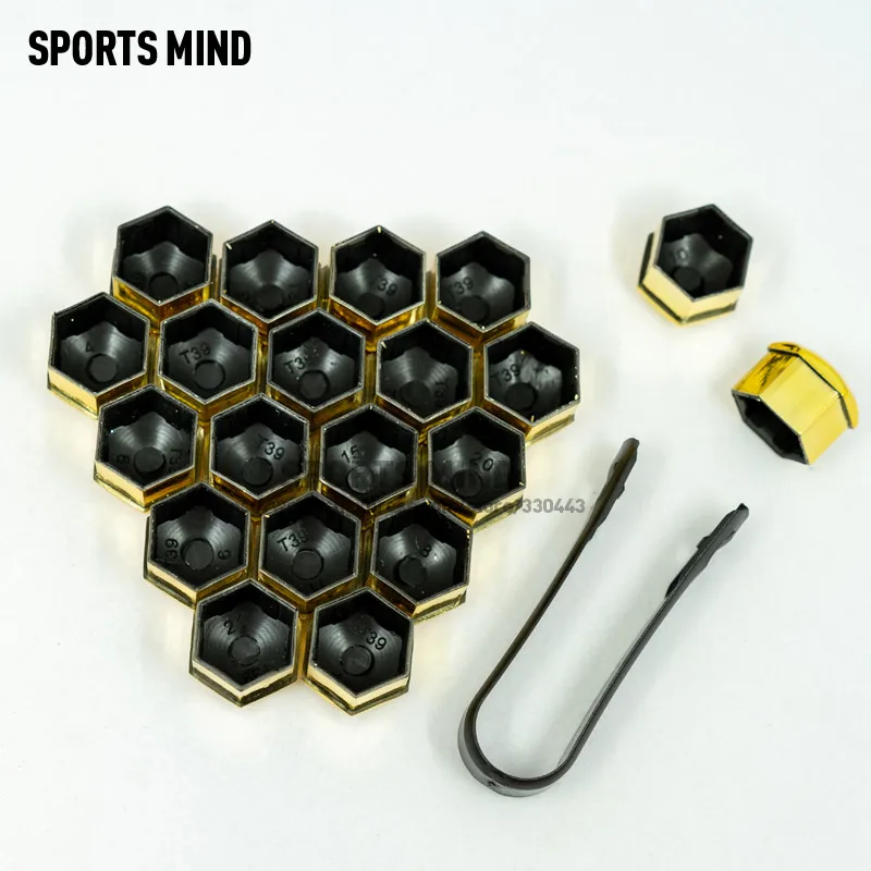 20PCS/lot 17MM/19MM Car Wheel Nut Caps ABS Auto Trim Tyre Wheel Nut Cover Screw Bolt Protection Covers Screw Protector wheel nut caps,wheel nut covers