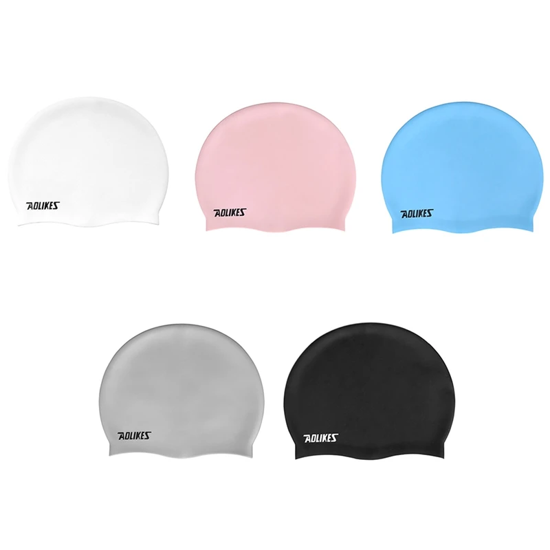 

New Arrival Silicone Swimming Cap Men's And Women's Swimming Caps Lightweight Non-slip Elastic Cap Adult Swiming Mask