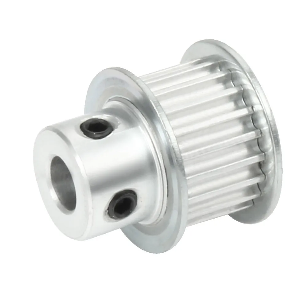Aluminium GT2 16 Zaehne 6mm Bohrung Zahnriemenscheibe Flansch Synchronrad fue OE