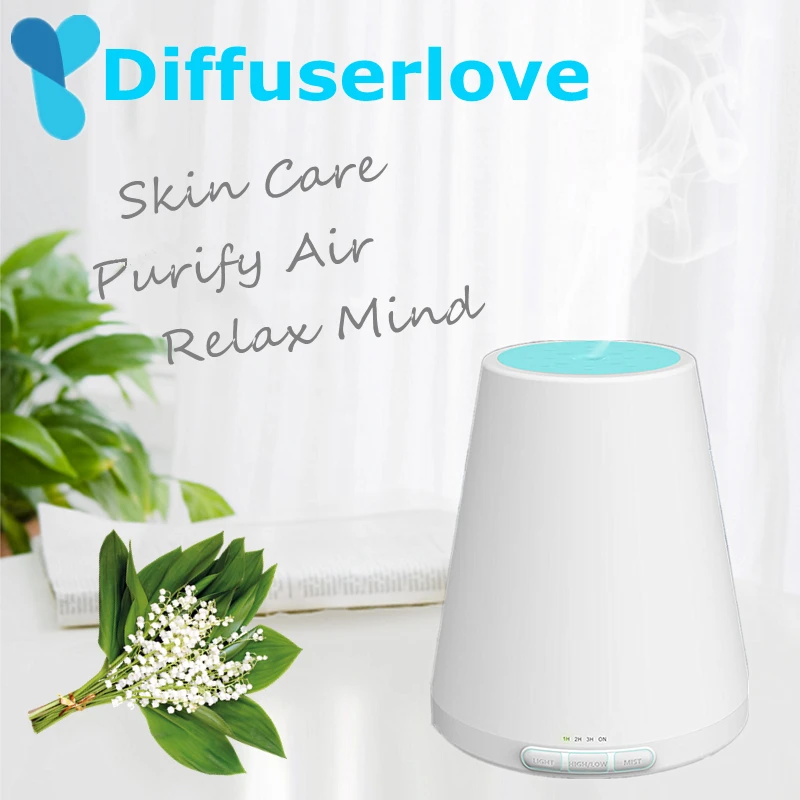 

Diffuserlove 300ml Air Ultrasonic Humidifier Household LED Lamp Essential Oil Diffuser Atomizer Air Freshener Mist Maker