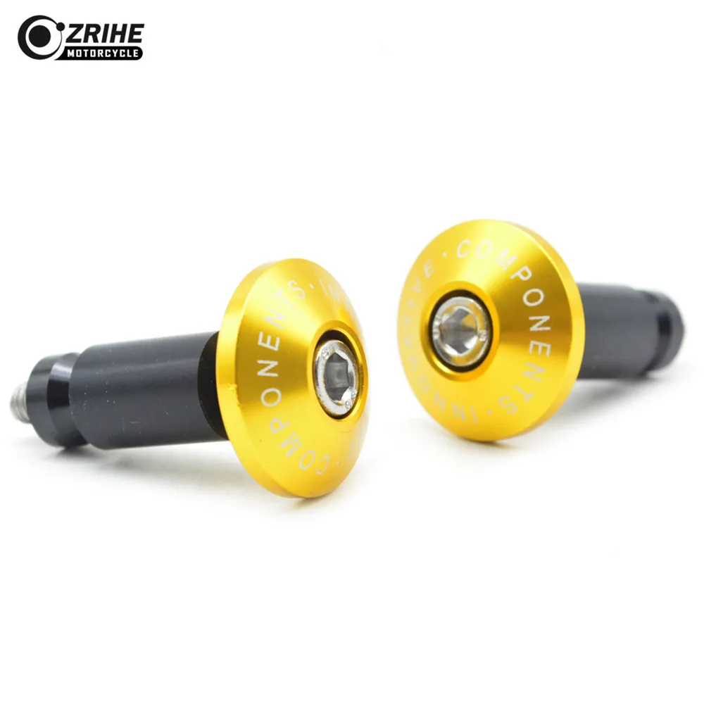 Red black Color Motorcycle Handlebar Grips Bar Ends Slider Hand Billet  for Yamaha Kawasaki honda KTM Dirt Bike Handle Sliders