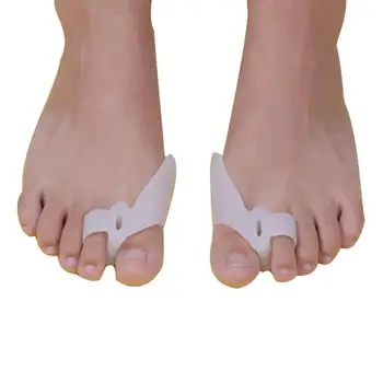 

2Pcs Silicone Bunion Toes Corrector Orthotics Straightener Separator Ease Pain Hot