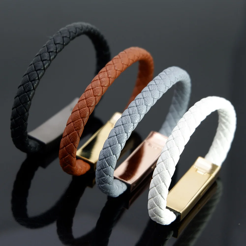 VEROMCA Bracelet For Men Women USB iApple Phone Android Outdoor Multifunction Charger Rope Wristband Bangle Cable Charger  (3)