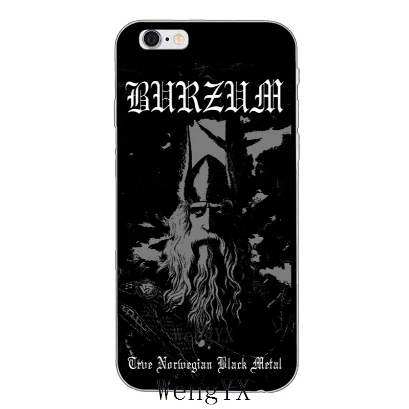 Норвежская Группа черный Burzum тонкий силиконовый мягкий чехол для телефона iPhone 4 4s