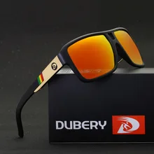 DUBERY поляризованные солнцезащитные очки мужские водительские очки мужские солнцезащитные очки для мужчин оригинальные Роскошные брендовые дизайнерские Oculos 008