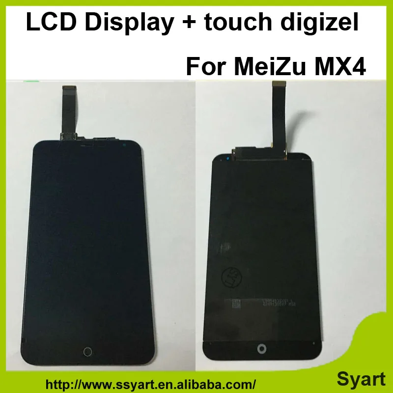 1PCS Black High quality Touch Screen 5 36inch For Meizu MX4 LCD Display Panle with Digitizer