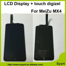1PCS Black High quality Touch Screen 5.36inch For Meizu MX4 LCD Display Panle with Digitizer replacement assembly 1920×1152