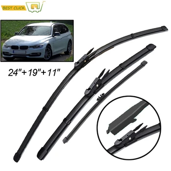 

Misima Windscreen Wiper Blades For BMW 3 Series 318d 320i 328i F31 Touring Front Rear Window 2011 2012 2013 2014 2015 2016 2017