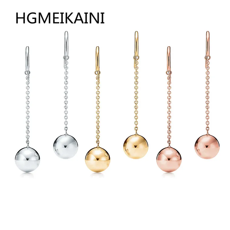 

Original classical contracted TIFF100 % T series 925 sterling silver charm woman rose gold inlay zircon earrings holiday gifts