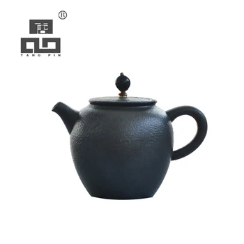 

TANGPIN black crockery ceramic teapot kettle porcelain tea pot household gongfu teapots 300ml