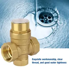 Регулятор давления воды 1 дюйм редукционный клапан латунный регулятор давления воды с манометром Соленоидный клапан