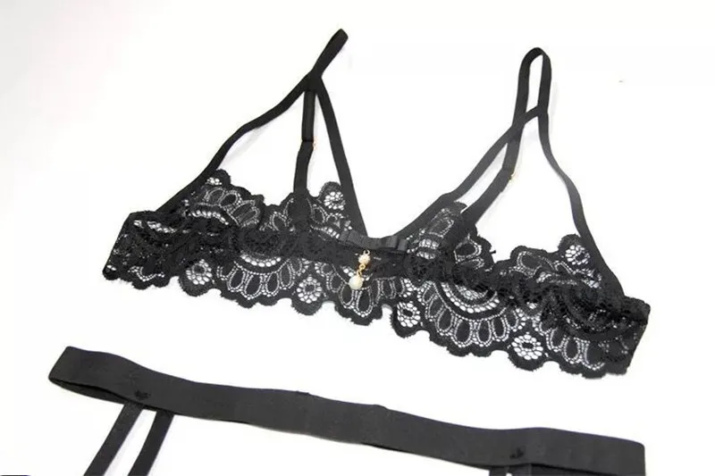 black open crotch lingerie | Transparent Bra Online | see through bra