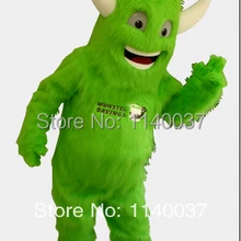 Зеленый Монстр талисмана обычай Необычные костюмы аниме косплей комплекты Mascotte тема маскарадный карнавальный костюм