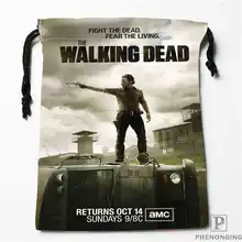 Пользовательские печати the_walking_dead@ сумки для покупок на шнурках дорожный мешочек для хранения плавать Туризм игрушка сумка унисекс мульти Size18-12-31-21