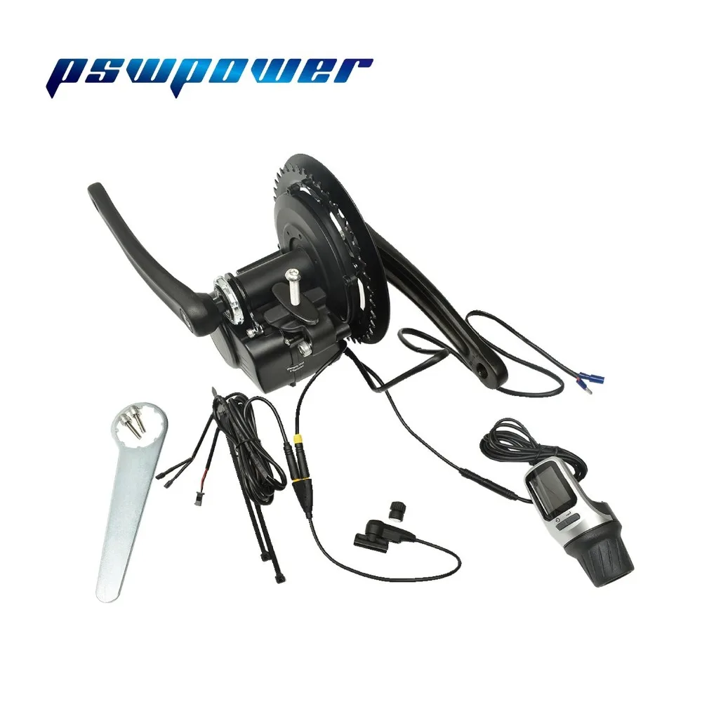 Cheap Europe or china stock  48V 500W or 48V 750W  VLCD5 or VLCD6 or XH-18 LCD TSDZ2 electric bicycle mid motor with torque sensor 2