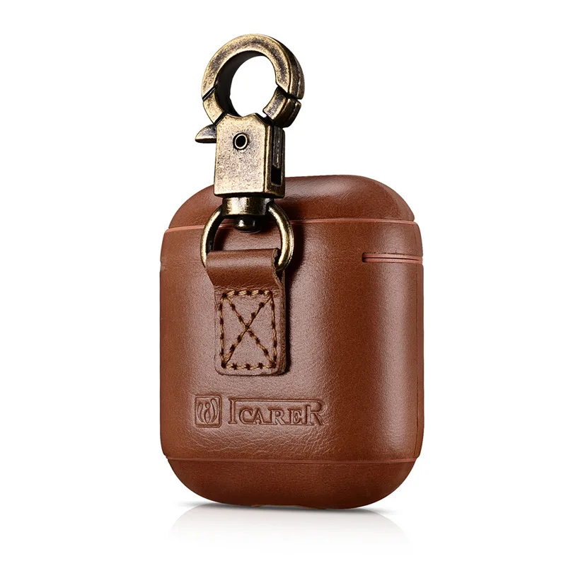 2019 New Case For Airpods Leather PU Protective Cases For Apple Earphone Cover Bags Business Leather Cases For Air Pods Skin (13)