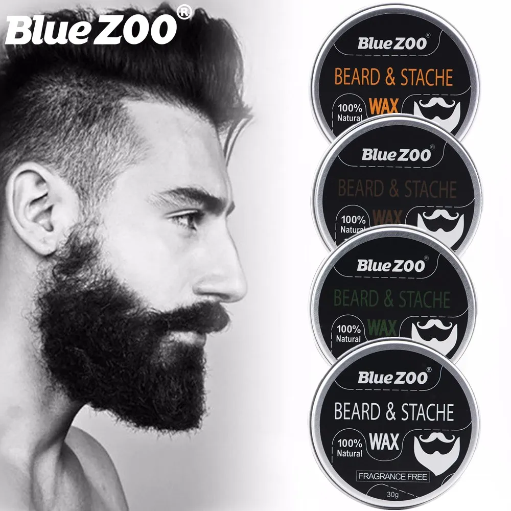 BlueZOO 30 г натуральный бальзам для бороды кондиционер профессиональный рост