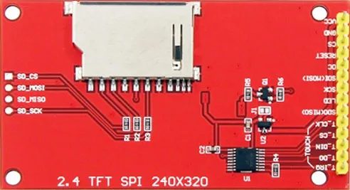 2,4 дюймов 320*240 последовательный SPI TFT ЖК-дисплей модуль Экран дисплея с сенсорным экраном Панель Драйвер IC ILI9341 для MCU