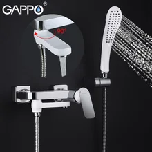 GAPPO смеситель для ванны и душа кран для раковины в ванной Душевой кран Набор Водопад для ванны кран для раковины Смеситель для воды кран для раковины санитарный