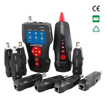 

NOYAFA Updated NF-8601W Multi-functional Network Cable Tester LCD Cable Length Tester Breakpoint Tracker Check The PING POE