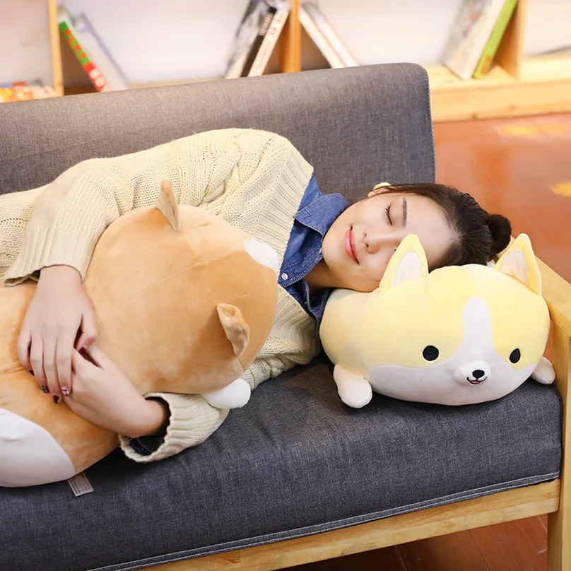 

30/45/60cm Cute Corgi Dog Plush Toy Stuffed Soft Animal Cartoon Pillow Lovely Christmas Gift for Kids Anime Plush Plush Toys