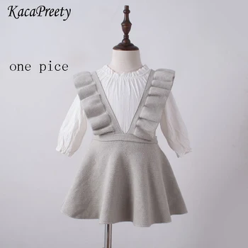 

Toddler Kids dress for Girls knitting Strap Ruffle Princess Party Pageant Dresses for Kids Clothes Vestido Infantil 2-6Yrs