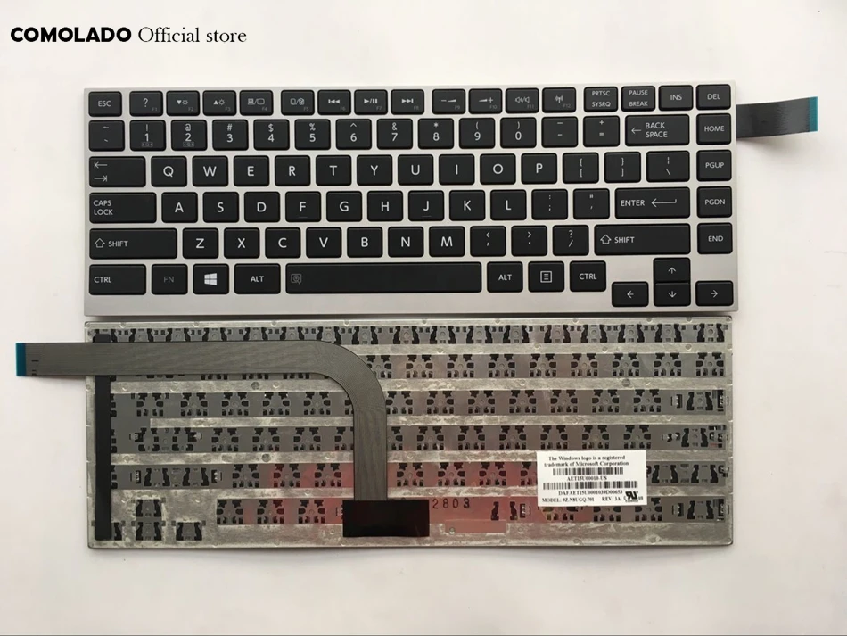 

US English keyboard For Toshiba Satellite W30 W30DT W30T W35 W35DT W35T laptop keyboard US Layout