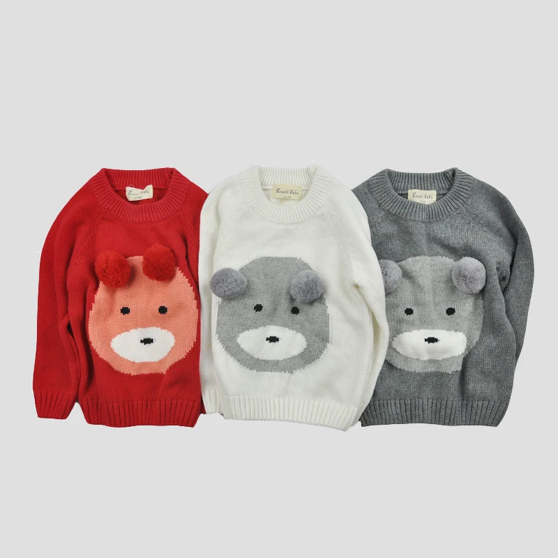 Aliexpress.com Buy 2016 Autumn Kids Girls Cute Bear Pattern Sweaters Winter Kids Fashion Bear Pattern Knitting Sweaters For Girl Boy Children Cloth from