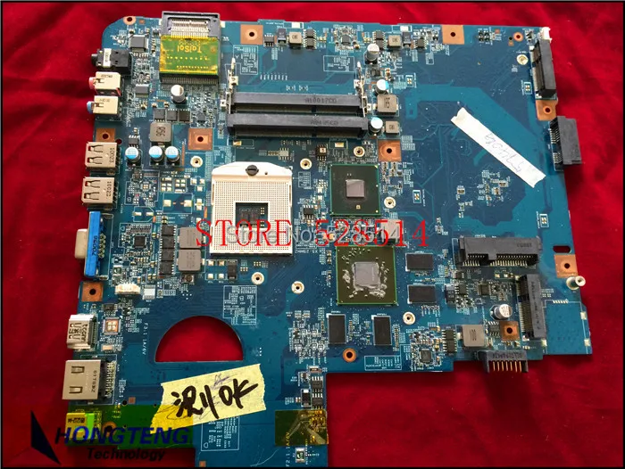 original  Laptop Motherboard For Acer 5740 5740G 48.4GD01.01M MBPMG01001 Mainboard HM55 chipset card 100% Work Perfect
