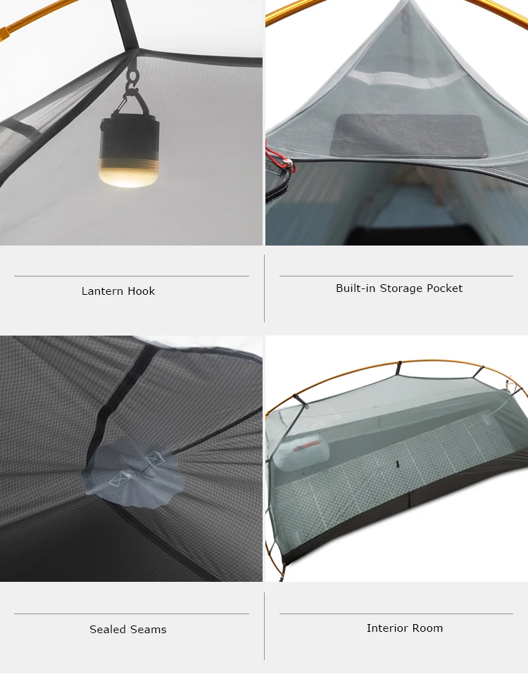 Ultraleve à Prova Temporada para Acampamento Engrenagem Pessoa Mochila Tenda Dultralight Água 15d Silicone Revestido 3 ou 4 3f ul 2 9 High Quality Esporte e Lazer