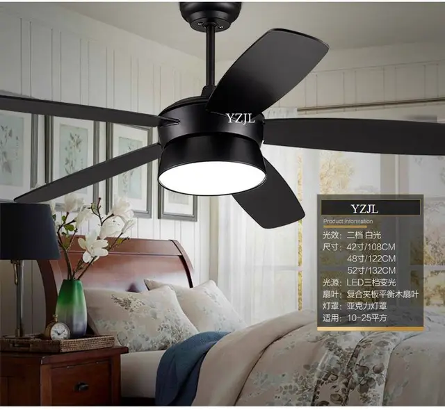 Americani fan lampadario soggiorno camera da letto annata antico ... Camere da letto americane
