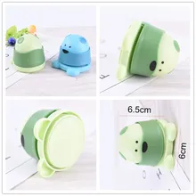 1 шт. студенческий офисный степлер мультфильм Мини Винни finisher Защита окружающей среды без штапельного штапеля-без скоб степлер