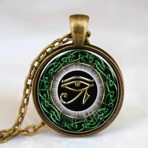 Ожерелье с подвеской в виде черного глаза хора 1 шт./лот|gifts for elderly men|gift bags jewelryjewelry