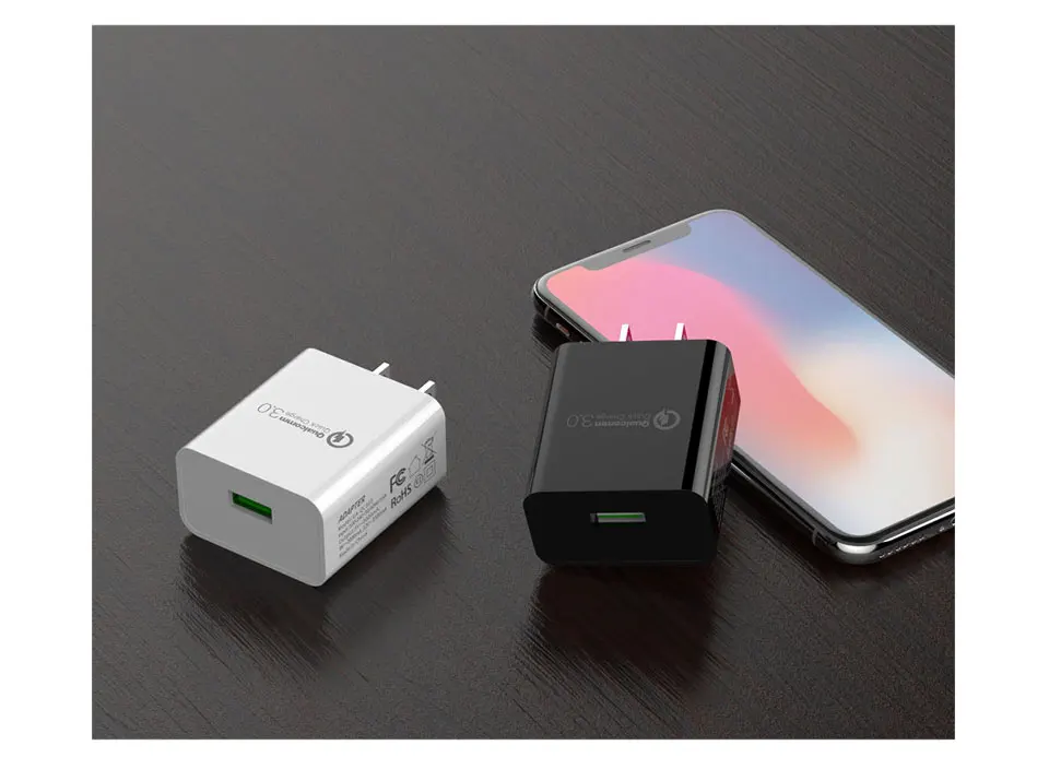 US Adapter USB Charger Mobile Phone Chargers USA Electrical Socket For Electronic Equipment in United States QC3.0 Fast Charging (13)