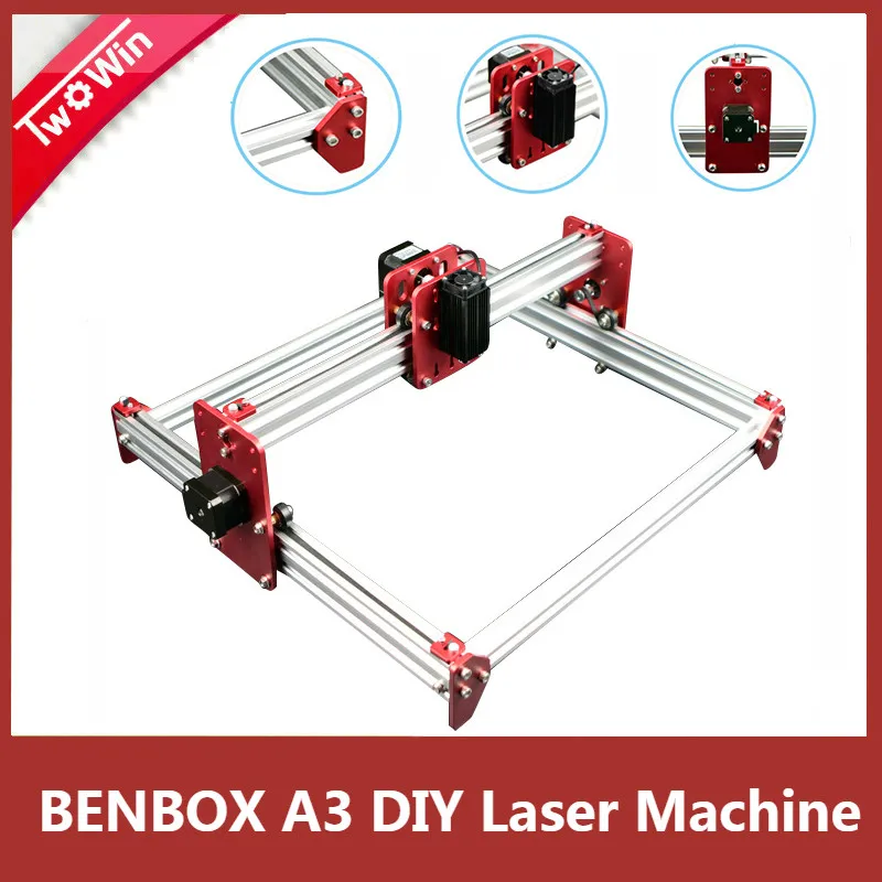 Лазерный гравировальный станок BENBOX A3 расширенный лазерный для гравировки по